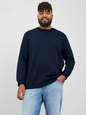 Produktbild von Jack & Jones Bradley Plus Size Sweatshirt Blau 4XL Mann Blau 4XL