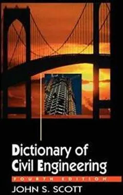 Produktbild von Dictionary Of Civil Engineering