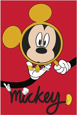 Produktbild von Disney Poster Micky Maus Rot - 610120 - 40 x 50 cm