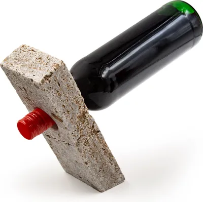 Produktbild von Weinflaschenhalter aus Muschelkalk
