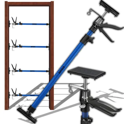 Obrázek produktu pro Rámova svorka bezstupňové dveřní zárubně 50-115 cm s nosností 30 kg Sklonitelné lisovací s nakloněnými přítlačnými deskami Podpora Retoo