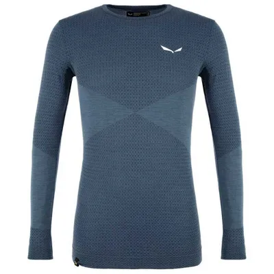 Obrázok produktu pre Zebru Responsive Pánske tričko L/S - Salewa, Farba:dark denim, Veľkosť:46/S