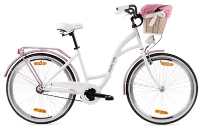 Obrázek produktu pro Městské kolo Goetze Style 26" – 1 rychlost, ocelový rám 17", LED osvětlení, košík