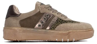 Image de REFRESH - Baskets de sport pour femmes, couleur kaki - Chaussures confortables et polyvalentes - Cas