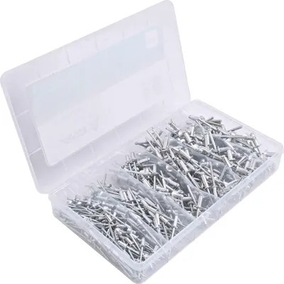 Immagine prodotto di Rivetti in alluminio assortimento 3,2 4 4,8, rivetti a strappo, 400 pezzi