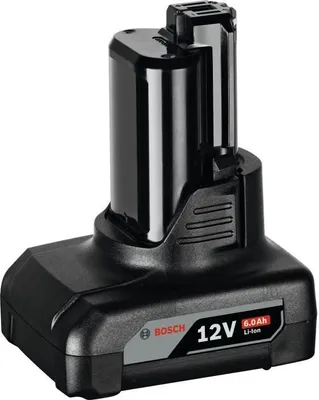 Zdjęcie produktu dla Akumulator Bosch Professional 12V, 6.0Ah, Li-Ion, Kompatybilny z Bosch 12V, Czarny