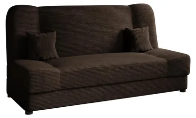Produktbild von MIRJAN24 Schlafsofa Jonas Cord, Schlaffunktion und Bettkasten, Stilvoll Polstersofa (Farbe: Poso 06)