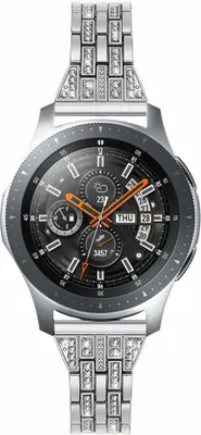 Produktbild von Strap-it Silver Diamond Samsung Galaxy Watch 46mm Armband