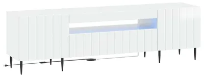 Produktbild von vidaXL LED-TV-Schrank Hochglanz Weiß Holzwerkstoff