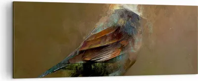 Produktbild von Bild auf Leinwand - Leinwandbild - Vogel Natur - 140x50cm - Wand Bild - Wanddeko - Wandbilder - Leinwanddruck - Bilder - Kunstdruck - Wanddekoration - Leinwand bilder - Wandkunst - AB140x50-3924