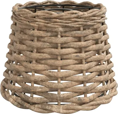 Produktbild von vidaXL Lampenschirm Braun Ø20x15 cm Korbweide