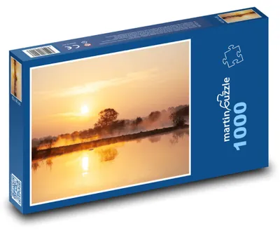 Obrázek produktu pro Puzzle 1000 Východ slunce nad mlhou - martinpuzzle