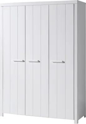 Image de Vipack ERIK Armoire 3 portes Blanc