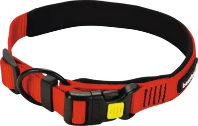 Zdjęcie produktu dla Beeztees Parinca Premium - Obroża dla psa - nylon - czerwona - 45-50 cm x