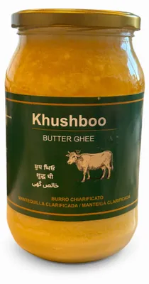 Produktbild von Khushboo Butter Ghee 2x 800g indisches Butterschmalz mit hohem Rauchpunkt
