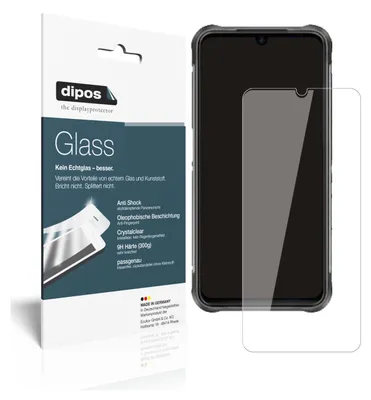 Obrázok produktu pre 2x ochranná fólia pre Umidigi Bison - Anti-Shock 9H Film dipos Glass Plastic Glass