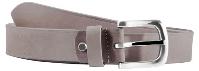 Produktbild von Leonardo Verrelli Damen Gürtel LV0138 75 cm - 125 cm (Bundweite) in Taupe aus 100% Echtleder, kürzbar, Damengürtel
