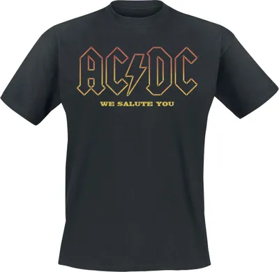 Produktbild von AC/DC T-Shirt Herren About To Rock Salute schwarz 5XL