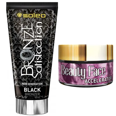 Image de Soleo Black Bronzer satisfaction + verre de beauté visage