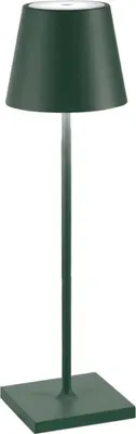 Immagine prodotto di Lampada a led da tavolo Poldina Pro Verde Scuro ricaricabile e dimmerabile con batteria fino a 12 ore