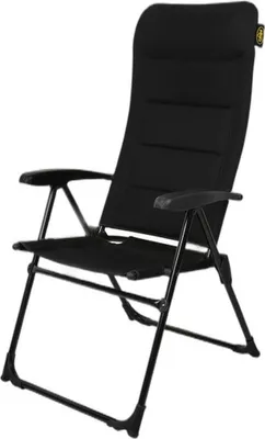 Produktbild von Campingstuhl MALAGA MESH, Camp4, 4-fach verstellbar, schwarz, 3D-mesh