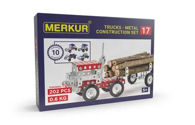Obrázok produktu pre Merkur 017 Kamión, 202 dielov, 10 modelov