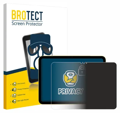 Produktbild von BROTECT Sichtschutzfolie für Apple iPad Air 11" M3 WiFi 2025 Anti-Spy Privacy Sichtschutz Blickschutz Folie Blaulicht-Schutz
