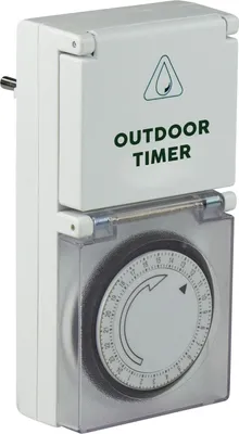 Produktbild von as-Schwabe Zeitschaltuhr Außen Timer mechanisch Schukodose Zeitschalter IP44