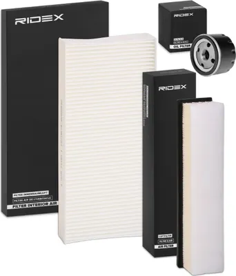 Produktbild von RIDEX Filterset Inspektionspaket Filtersatz für RENAULT TWINGO II (CN0)