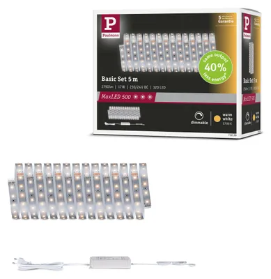 Produktbild von Paulmann MaxLED 500 LED Strip Warmweiß Basisset