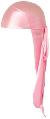 Produktbild von Go Go Gadget – Durag – Do-rag – Seide – Satin – Schlafmütze – Haar-Accessoire – Haarschutz – 102 x 22 cm – 1 Stück – Hellrosa