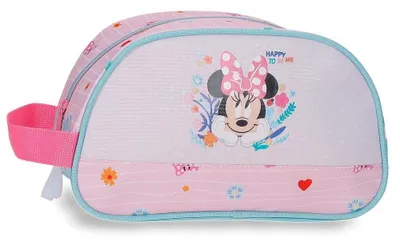 Produktbild von Joumma Disney Minnie Happy to Be Me Adaptierbare Kulturtasche Rosa 24x14x10 cm P