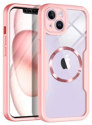 Obrázek produktu pro Pouzdro Techsuit ColorVerse 360 s ochrannou fólií a MagSafe pro Apple iPhone 13 - Růžové