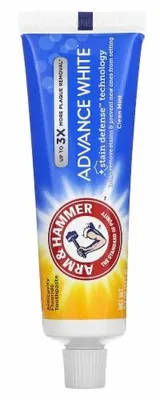Produktbild von Zahnpasta, Arm & Hammer, Advance White, Extreme, zur Zahnaufhellung, mit Bikarbonat und Peroxid, 121gr