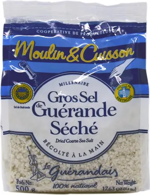 Produktbild von Grobes Meersalz Gros Sel de Guérande - Natürliches Salz aus Frankreich, 500g