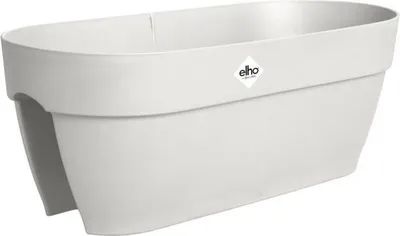 Image de Jardinière Balconnière Elho Vibia Campana Flower Bridge 60, Blanc, L 59 cm, Balcon, Plastique Recyclé