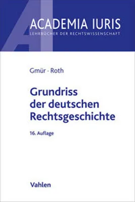 Image de Grundriss der deutschen Rechtsgeschichte