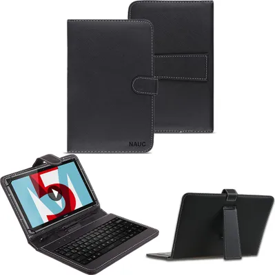 Produktbild von Tastatur Tasche Huawei MediaPad M5 / Pro Keyboard USB Hülle QWERTZ 10.8" Cover