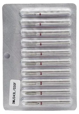 Obrázok produktu pre Sada diamantových vrtákov na nechty, 10 ks, presné rezanie, 05F