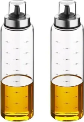 Image de Hermia Concept, Erika- PLN1209, Transparent, Distributeur de vinaigre et d'huile, 100% verre