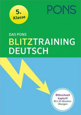 Immagine prodotto di Das PONS Blitztraining - Deutsch 5. Klasse