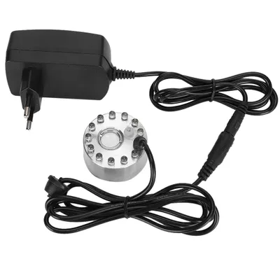 Produktbild von Mini Wasserfontäne Ornament Nebelmacher Zerstäuber mit 12 Lichtern Landschaft DekorationEU Stecker 100?240V