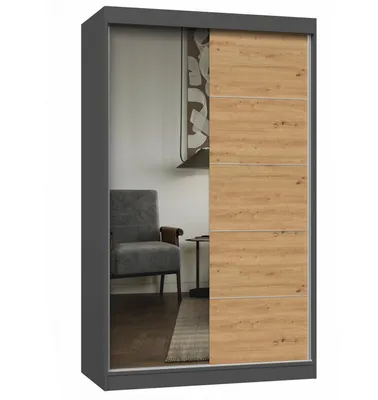 Zdjęcie produktu dla Szafa Iga 120 A/C ANTRACYT ARTISAN