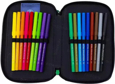 Zdjęcie produktu dla Piórnik rozkładany potrójny AstraBag