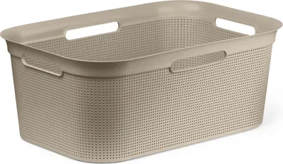 Obrázek produktu pro ROTHO Koš na prádlo Brisen 41l 59,6x39,6x23,2cm cappuccino 1 ks 109581 (EKB)