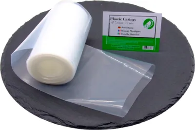 Produktbild von Sterildarm 73mm/10m - Kunstdarm Kunststoffhülle Wurstherstellung Wursthaut