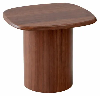 Immagine prodotto di Set di tavolini da caffè, colore marrone, stile moderno, piano in legno, gambe in legno