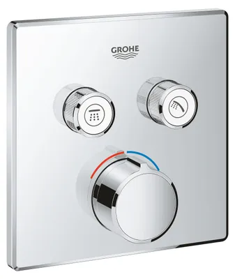 Image de GROHE Mitigeur encastré 2 sorties SmartControl Chromé 29148000