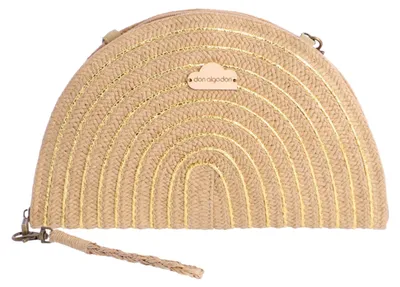 Produktbild von DON ALGODON - Strohtaschen damen - korbtaschen damen – korbtasche – basttasche - handtasche geflochten - sommertaschen damen - tasche aus bast – Aveir