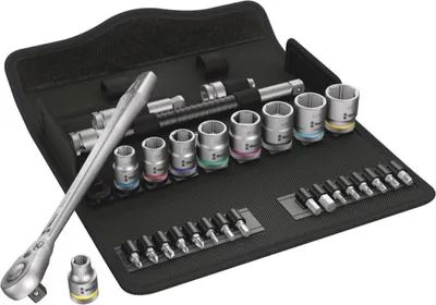 Produktbild von Wera 8100 SB 11 Zyklop Knarren- Satz,Umschalth., 3/8 , zöllig